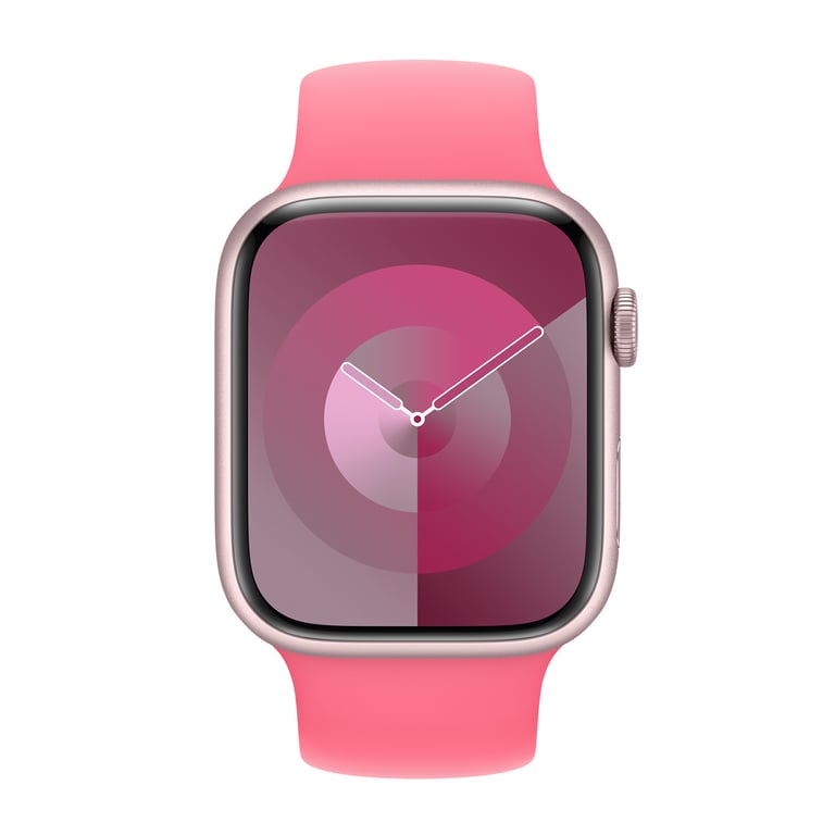 Bracelet Boucle unique en Silicone pour Apple Watch | 38/40/41/42 mm - Taille 3 - Pink - Neuf
