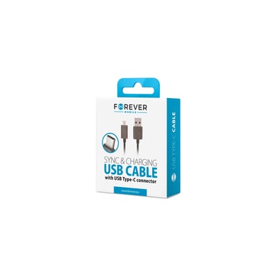 Cavo USB Forever - USB Tipo C, 1m, 1A, nero