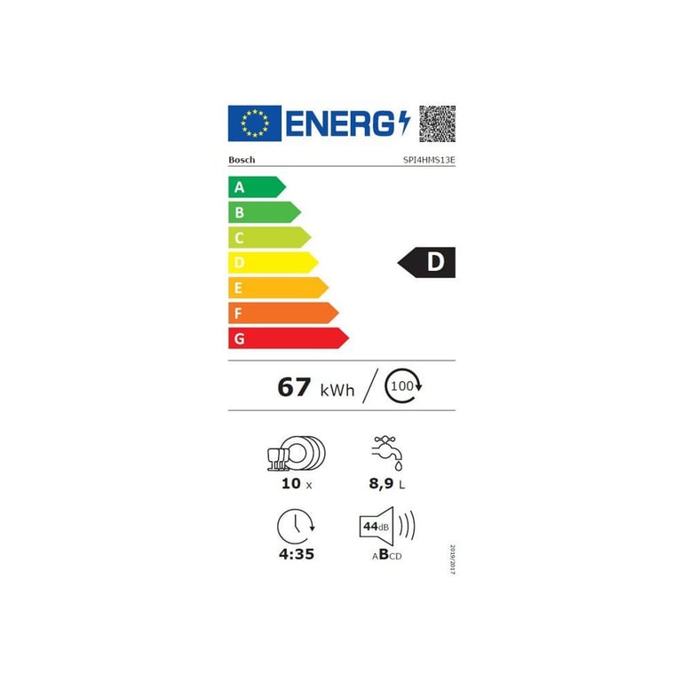 Lave-Vaisselle Bosch SPI4HMS13E – 10 Couverts, 44 dB, Home Connect - vue 7