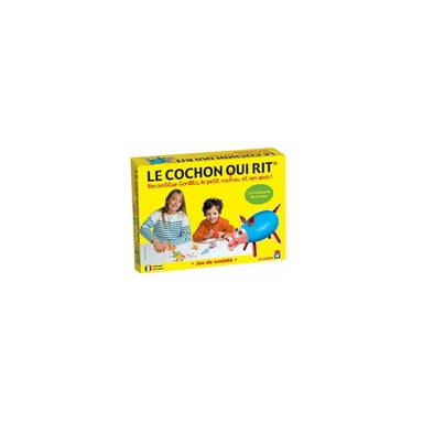 Jeu du Cochon qui Rit - Amusement en Famille pour 4 Joueurs