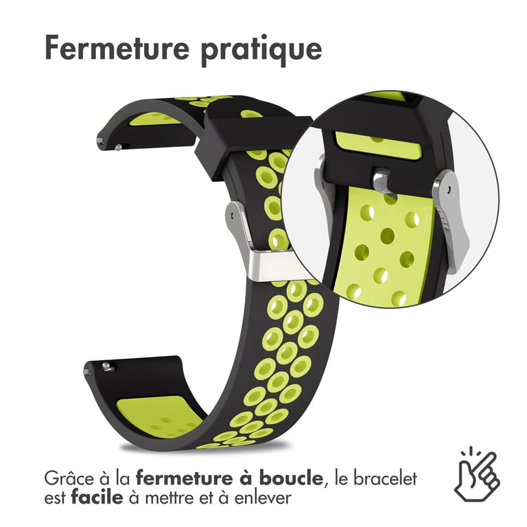 imoshion Bracelet sportif en silicone Connexion universelle de 24 mm Neuf - vue 3