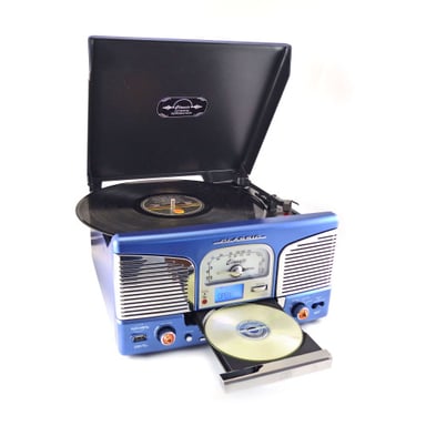 Chaîne Hifi Rétro platine vinyle Multifonction UK