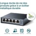 Switch Ethernet Gigabit - TP-LINK - 10/100/1000 Mbps - 5 ports RJ45 métallique - Switch RJ45 - TL-SG105