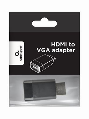Gembird A-HDMI-VGA-001 changeur de genre de câble Noir