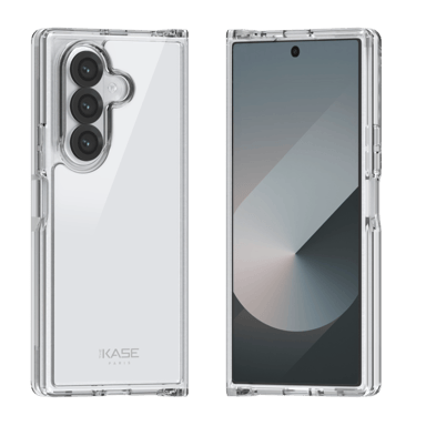 Coque hybride invisible fabriquée à 83 % de plastique recyclé pour Samsung Galaxy Z Fold7, transparente
