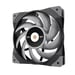 Thermaltake TOUGHFAN 12 Carcasa del ordenador Ventilador 12 cm Negro, Gris 1 pieza(s)