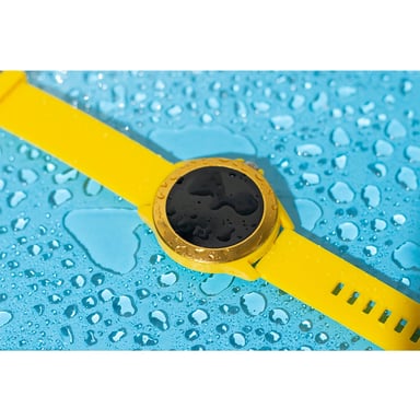 Forever Colorum, montre connecté bluetooth 5.0 IP68, Jaune