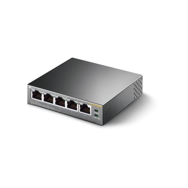 TP-Link TL-SG1005P Connessione Ethernet Gigabit (10/100/1000) non gestita, supporta l'alimentazione via Ethernet (PoE) Nero
