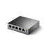 TP-Link TL-SG1005P Connessione Ethernet Gigabit (10/100/1000) non gestita, supporta l'alimentazione via Ethernet (PoE) Nero