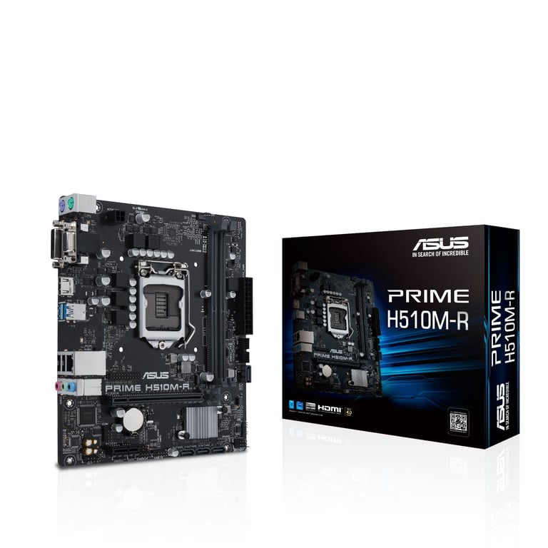 ASUS PRIME H510M-R Intel H510 LGA 1200 (Socket H5) micro ATX - Neuf