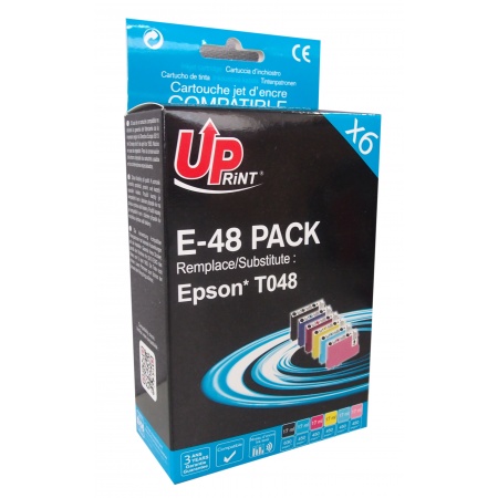Pack UPrint compatible EPSON T0487 6 cartouches Neuf