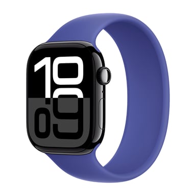 Bracelet Boucle unique en Silicone pour Apple Watch Series 1 - 11 / SE / Ultra (44/45/46/49 mm) - Taille 8 - Ultramarine