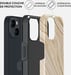 Burga Funda para iPhone 15 Tough A prueba de golpes modelo Full Glam Beige