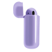Auriculares inalámbricos de botón Sonik Lite con estuche de carga, Violeta pastel