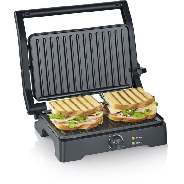 Grill Multifonction Severin KG2391 – 1800W, Surface de Cuisson 28x17 cm - vue 4