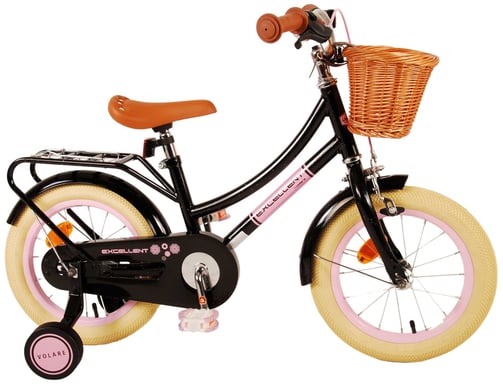 Volare Excellent Vélo de ville Noir, Rose 14 ''