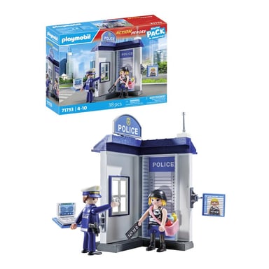 Playmobil 71733 Starter Pack Sala De Policia