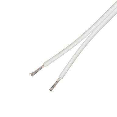 Deltaco MM-291 cavo audio 100 m Bianco (Speaker cable, 2x1,50 mm2, conductors)