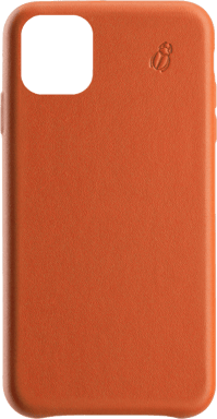 Custodia in pelle per iPhone 11 Arancione Beetlecase