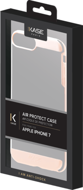 Carcasa protectora Air para Apple iPhone6/6s/7/8/SE 2020/SE 2022, Oro rosa