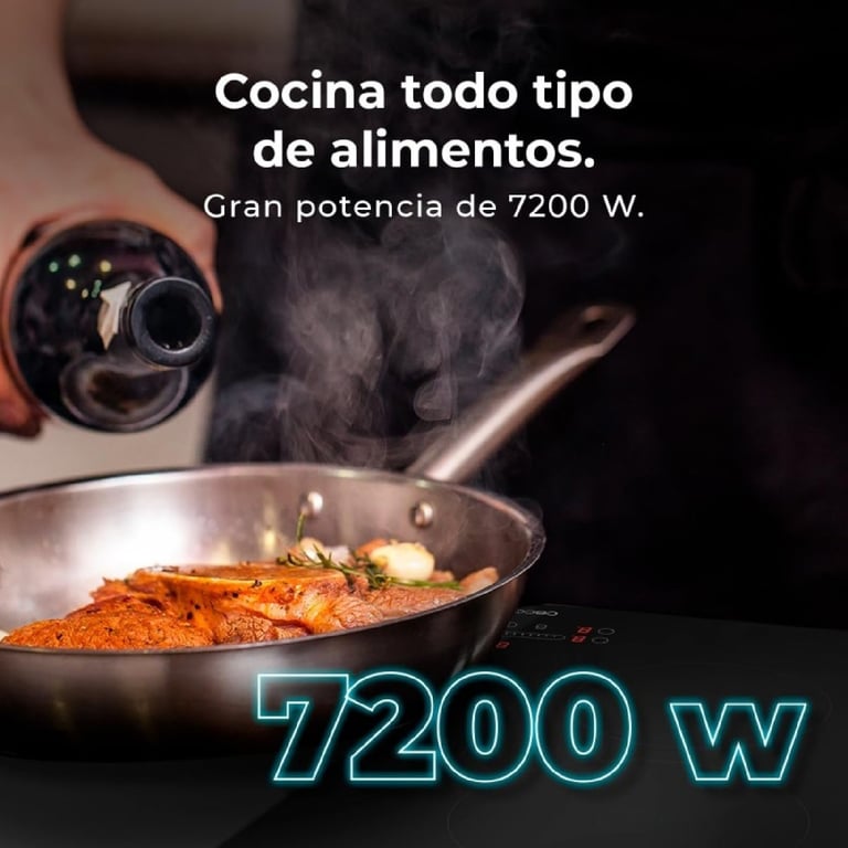 Cecotec Bolero Squad I 4200 Table de cuisson à induction 4 feux 9 niveaux - vue 3