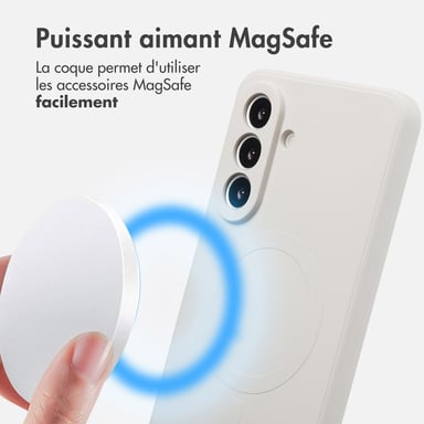 imoshion Coque Couleur avec MagSafe pour Samsung Galaxy A56 - Beige
