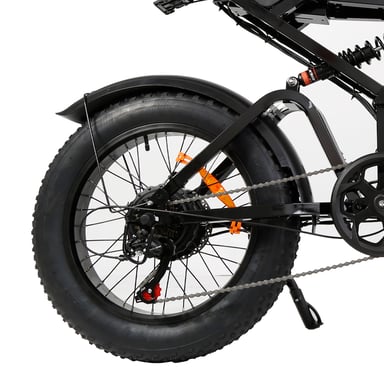 Mountain bike elettrica JKING FXH-002 Pro 48V 20AH*2 Doppia batteria 20 pollici