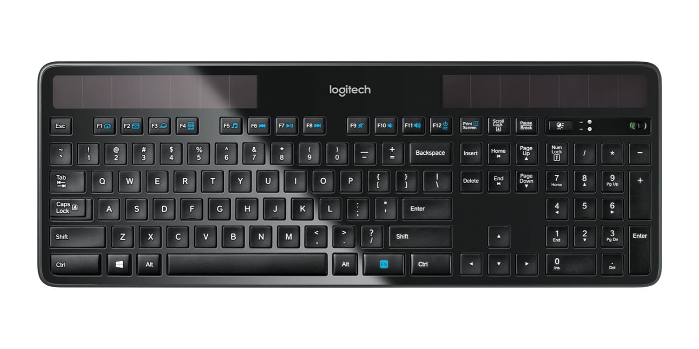 Clavier Sans Fil Solaire Logitech K750 – QWERTY Pan Nordique