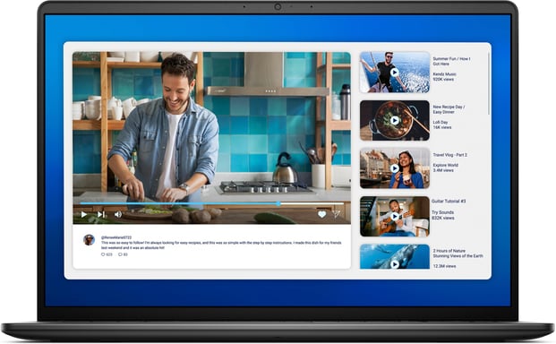 DELL DC16250 Intel Core 7 150U Computer portatile 40,6 cm (16'') Full HD+ 16 GB DDR5-SDRAM 1 TB SSD Wi-Fi 6 (802.11ax) Windows 11 Pro Francese Nero