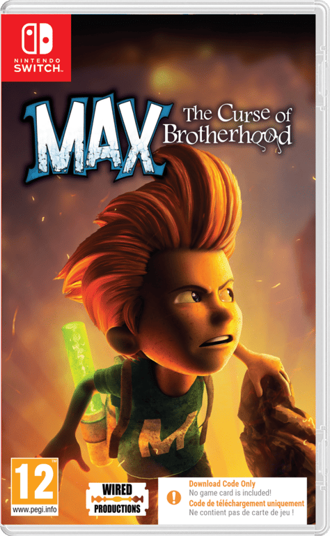 Max The Curse of Brotherhood Nintendo SWITCH Code de téléchargement Neuf