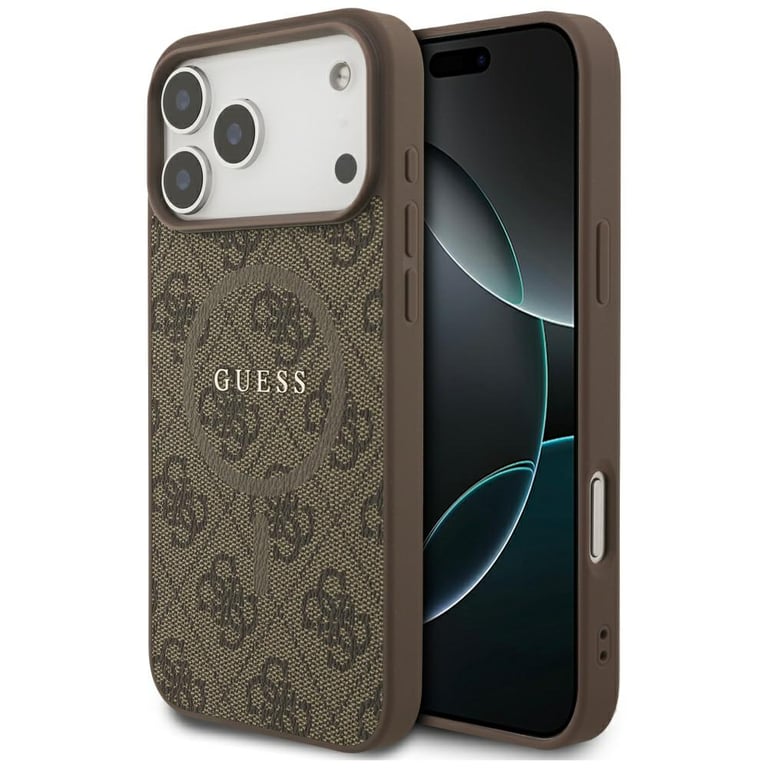 Coque Guess 4G Ring Classic Logo MagSafe pour iPhone 17 Pro Max