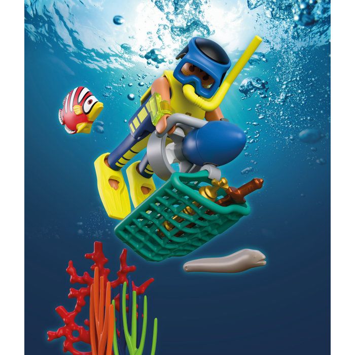 Playmobil Policiers plongeurs et trésor - vue 3