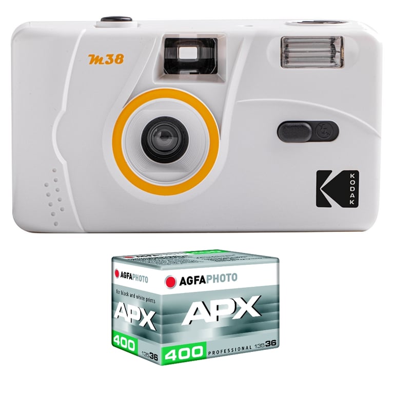 Kodak Appareil Photo Rechargeable M38-35mm, Objectif Haute Qualité, Flash Intégré, Pile AA