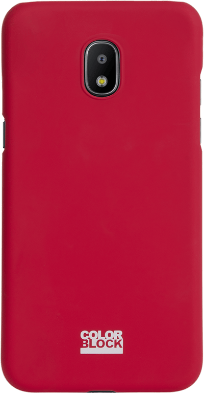 Coque rigide rouge Colorblock pour Samsung Galaxy J5 J530 2017