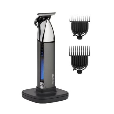 Tondeuse Homme Babyliss T996E Sans Fil Super X Metal Series - Noir-Chrome, Rechargeable, Lames XL 40mm