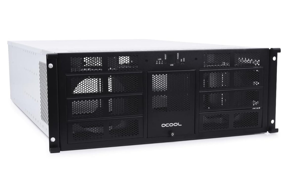 Chassis Industriel 4U Rackabe 19 Alphacool ES Watercooling ready Prof 48 cm - vue 2