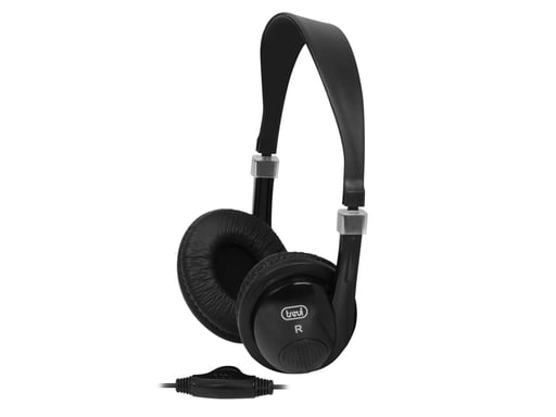 Trevi HTV 636 Écouteurs Avec fil Arceau TV Noir