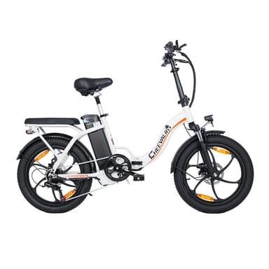 Bicicleta eléctrica Cheevalry C16 de 20 pulgadas, 250 W, 48 V, 16 Ah, plegable, para ciudad, para adultos