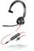POLY 3315 Auricular con cable Diadema Llamada/Música USB Tipo-A Negro