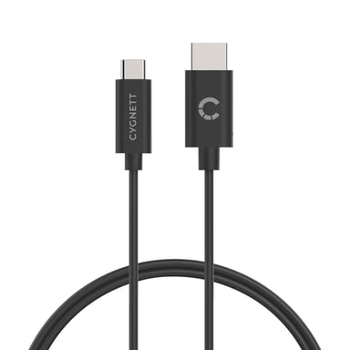 CYGNETT Cable HDMI a USB-C 4K Ultra HD 60Hz 1080p 1,8m Negro