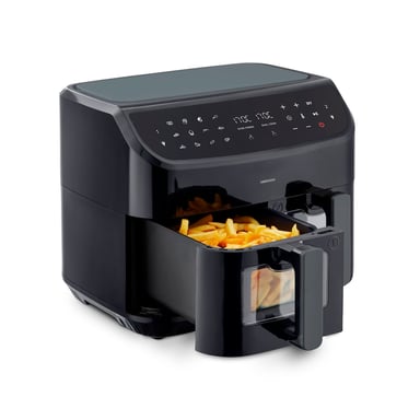MEDION LIFE P20 Double 8,7 L 2600 W Friteuse d'air chaud Noir