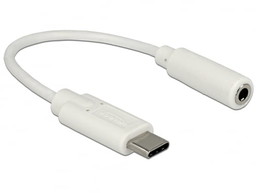 DeLOCK 65913 câble audio 0,14 m 3,5mm USB Blanc