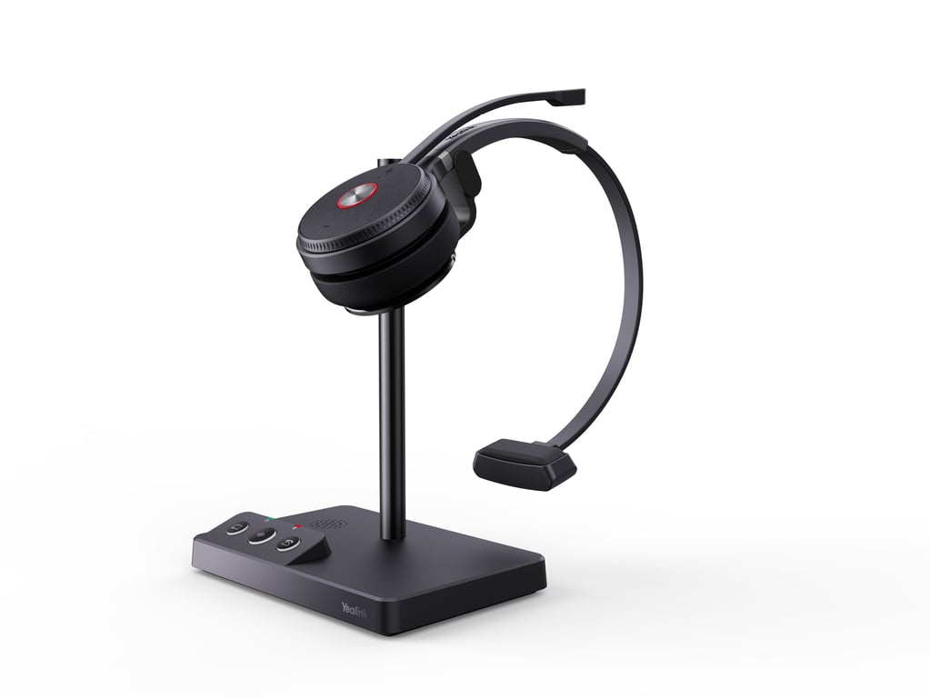 Casque Yealink WH62 Mono UC – Sans Fil, DECT, Micro Perche