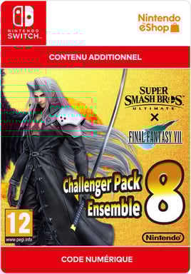 Super Smash Bros Ultimate  Challenger Pack 8: Sephiroth DLC SWITCH [Code de téléchargement]