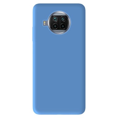 Coque silicone unie Mat Bleu compatible Xiaomi Mi 10T Lite