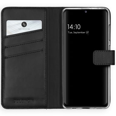 Selencia A415F38347801 coque de protection pour téléphones portables 15,5 cm (6.1'') Étui avec portefeuille Noir Samsung Samsung Galaxy A41