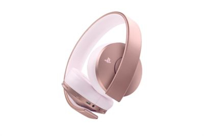 Sony Gold Wireless Headset Auriculares Inalámbrico y alámbrico Diadema Juego Oro rosa