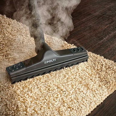 Polti Vaporetto Lecoaspira FAV80 Turbo Intelligence Limpiador a vapor trineo 1,8 L 2450 W Verde, Blanco