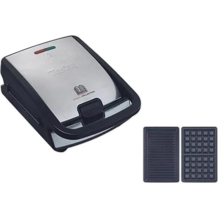 Gaufrier Tefal Snack Collection SW857D12 – 700W, Plaques Interchangeables, Corps Inox - vue 4