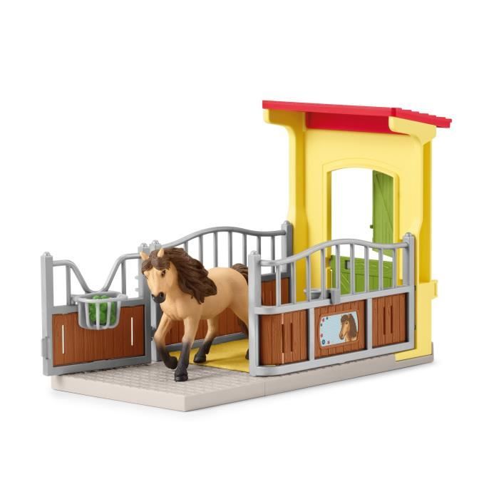 Box avec Poney Icelandais Extension Ferme Educative Coffret schleich avec 1 box et 1 figurine poney pour enfants dès - vue 3